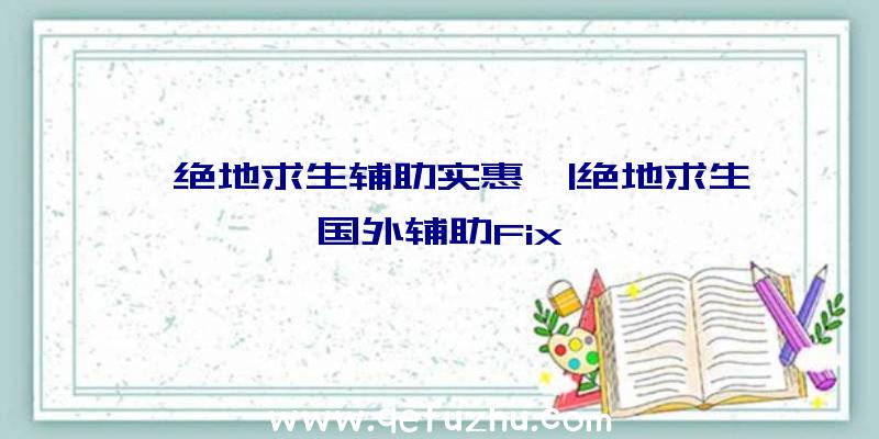 「绝地求生辅助实惠」|绝地求生国外辅助Fix